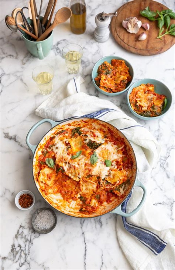 Baked Ravioli - Celebrating Sweets