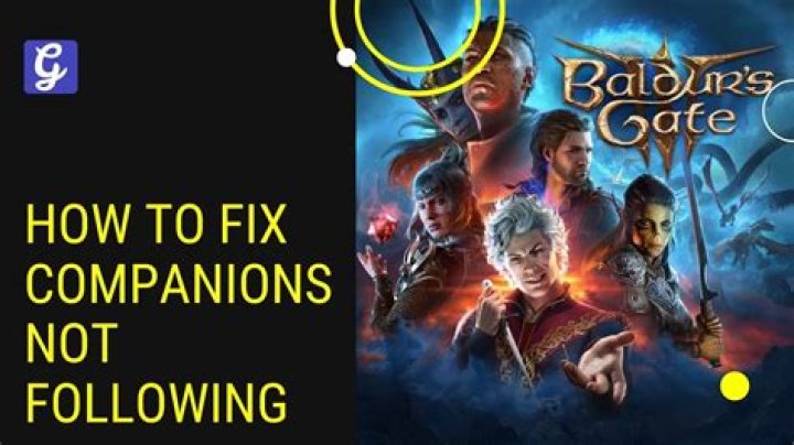 How To Fix Baldur’s Gate 3 Companions Not Following - SarkariResult