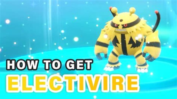 Pokemon Scarlet and Violet: How to find and evolve Electabuzz into Electivire? - SarkariResult